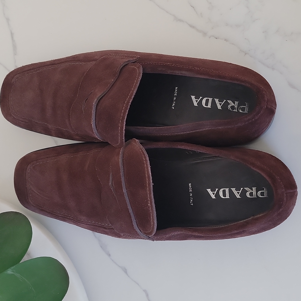 PRADA SUEDE SHOES IN EXCELLENT CONDITION 8.5 - Picture 7 of 8